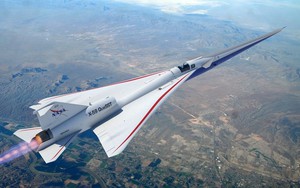 Mỹ trưng bày máy bay siêu thanh xuyên lục địa X-59 QueSST