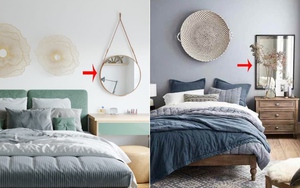 Trong phòng ngủ nên treo gương tròn hay vuông?