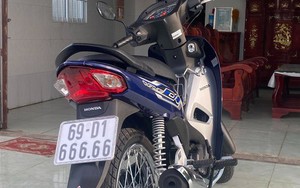 Xe máy biển ngũ quý 666.66 bán giá 'khủng' 235 triệu đồng