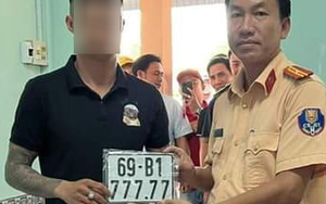Thanh niên ở Cà Mau bấm được biển số xe "ngũ quý" 77777