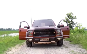 Tự chế F-150 Raptor tặng bố, YouTuber hơn 2 triệu người theo dõi chia sẻ: To gần bằng xe thật, chạy tối đa 30 km/h, chở được nửa tấn hàng