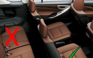 Những vị trí ngồi an toàn và nguy hiểm nhất trên ô tô không phải ai cũng biết