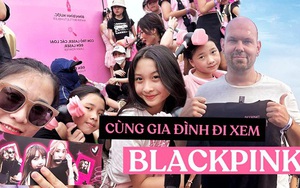 Nhiều phụ huynh cùng con đến xem concert đầu tiên của BLACKPINK tại Hà Nội