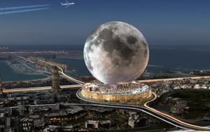 Tòa nhà hình Mặt trăng y như thật, chi phí xây dựng tới 5 tỷ USD