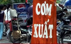 'Cơm suất' chứ không phải là 'cơm xuất'