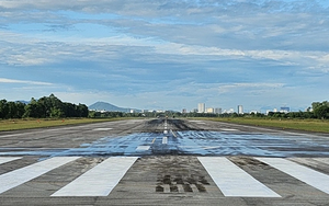 Đường băng sân bay Vinh đã được khắc phục xong