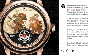 Hãng đồng hồ xa xỉ Thụy Sĩ thừa nhận sử dụng tranh của họa sĩ Việt Nam