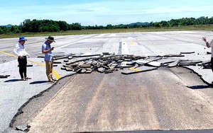 Bong vỡ mặt đường băng sân bay Vinh: Nguy cơ lặp lại