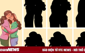 Bạn mất bao lâu để tìm thấy hình bóng phù hợp với bức ảnh hai mẹ con ôm nhau?