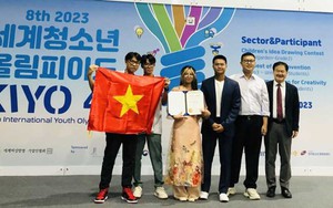 Nhóm học sinh Quảng Ninh đạt Huy chương Vàng tại Olympic khoa học quốc tế Hàn Quốc 2023