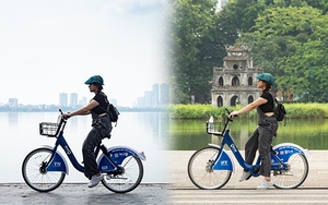 Đi xe đạp công cộng từ Hồ Tây ra Hồ Gươm "đốt" bao nhiêu Calo, giảm thiểu bao nhiêu Carbon?