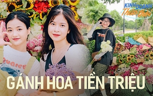 Gánh hoa đặc trưng của đường phố Hà Nội không ngờ lại mang tới cơ hội kiếm cả triệu mỗi ngày cho người dân thành phố khác