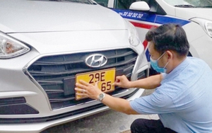 Xe ô tô biển màu vàng là xe gì?