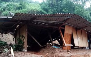 Lũ ống, sạt lở phá nát nhà dân ở Yên Bái, 2 cháu bé thiệt mạng