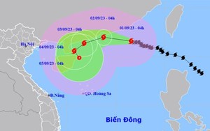 Bão số 3 giật trên cấp 17 ở Biển Đông, sóng có thể cao 10m