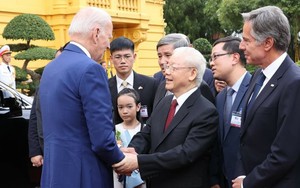 Tổng Bí thư Nguyễn Phú Trọng chủ trì lễ đón chính thức Tổng thống Mỹ Joe Biden