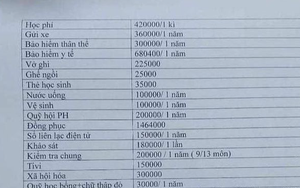 Làm rõ dấu hiệu lạm thu lên đến gần 9 triệu đồng đầu năm học mới