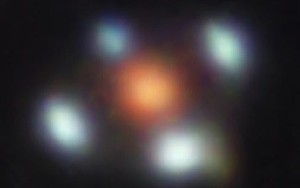 Bẻ cong không - thời gian, “chữ thập Einstein” ma quái xuất hiện