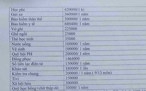 Vụ thu gần 9 triệu đầu năm: Nhiều khoản sai, trường học bị 'tuýt còi'