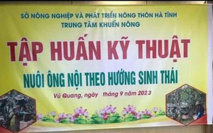 Sự thật về tấm băng-rôn "Nuôi ông nội theo hướng sinh thái"