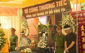 Đề xuất thăng quân hàm cho Trung úy công an hy sinh khi làm nhiệm vụ