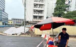 Hà Nội: Dỡ rào thi công ga ngầm trên đường Trần Hưng Đạo sau 4 năm tồn tại