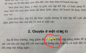Phụ huynh "bóc phốt" sách giáo khoa viết sai lỗi chính tả, giáo viên nói gì?