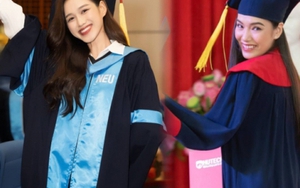 Các nàng Hậu nhà Sen Vàng đọ sắc cùng áo cử nhân: Ai cũng xinh đẹp, học vấn thì thì "xịn" khỏi bàn!