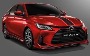 Toyota Vios bản hybrid đầu tiên lộ diện với mâm lớn và bodykit thể thao
