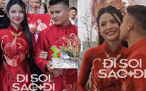 Chu Thanh Huyền ngại ngùng khi được Quang Hải thơm má giữa đám hỏi, netizen thích thú chứng kiến lần đầu tiên đặc biệt