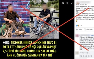 Sở TT&TT Hà Nội bác tin xử phạt Tiktoker nói bị chủ quán phở đuổi vì ngồi xe lăn