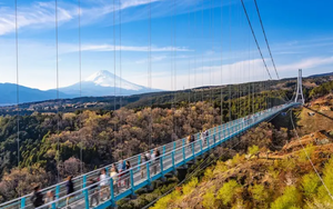 Nhật Bản khiến thế giới thán phục: Xây ‘đường giữa không trung’, ‘treo qua’ khe núi cho người dân đi bộ, dài tới 400 mét với chi phí khủng 663 tỷ đồng