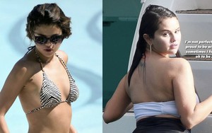 Ảnh Selena Gomez diện áo tắm 10 năm trước và hiện tại