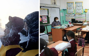 Học sinh sống ở vùng vùng lạnh nhất thế giới hằng ngày đi học như thế nào?
