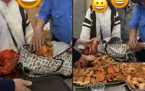 7 khách đi ăn buffet Hà Nội "đút túi" 10kg hải sản, giải thích lý do khó chấp nhận