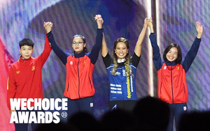 Khoảnh khắc 4 cô gái vàng của thể thao Việt Nam xuất hiện đầy xúc động tại WeChoice Awards 2023