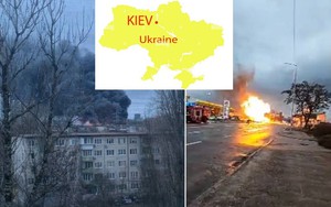 Thủ đô Kiev vừa hứng đòn của 110 quả tên lửa