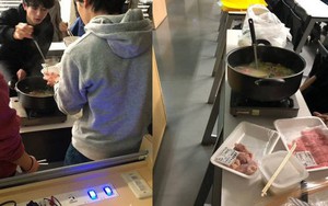 Tuyệt đỉnh sáng tạo: Sinh viên thản nhiên nấu lẩu trong lớp học, phản ứng của giảng viên mới bất ngờ