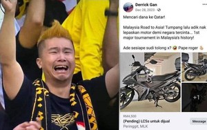 CĐV Malaysia bán xe máy để đi xem Asian Cup 2023 gây sốt mạng xã hội