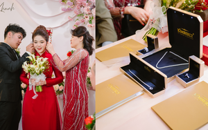 Chú rể từ Mỹ về Hậu Giang rước dâu, đám cưới hoành tráng với hồi môn 400 viên kim cương
