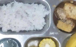 Xôn xao suất ăn trưa cho học sinh tiểu học ở Hà Tĩnh như cho 'người giảm cân’