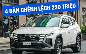 Chênh tới 220 triệu, 4 bản Hyundai Tucson 2024 tại Việt Nam không khác biệt quá nhiều: Bản 'cận tiêu chuẩn' đã có ADAS, loa Bose, màn hình khủng