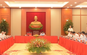 Tổng Bí thư Tô Lâm làm việc với Tiểu ban Văn kiện Đại hội XIV của Đảng