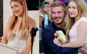 Con gái Beckham lộ yếu điểm nhan sắc qua ống kính truyền thông