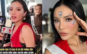 Kỳ Duyên "hiện nguyên hình" khi bị MC Miss Universe bất thình lình phỏng vấn