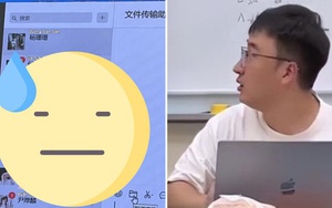 Nam sinh lên thuyết trình vô tình để lộ màn hình tin nhắn, nội dung khiến cả lớp ngượng "chín mặt": Hiện trường phim truyền hình gì đây?