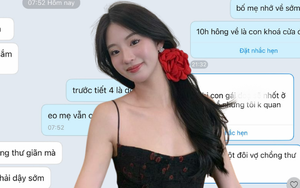 Viral tin nhắn con gái dọa khóa cửa nếu bố mẹ 10h tối chưa đi chơi về, phụ huynh đáp 1 câu “không ngờ"