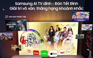 Chọn Samsung AI TV kích thước lớn đến 85 inch, mang Tết đỉnh đến mọi nhà