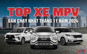 Top MPV bán chạy nhất tháng 11/2024: Mitsubishi Xpander vẫn bỏ xa các đối thủ