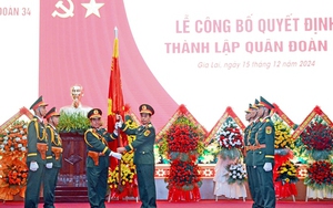 Lễ công bố Quyết định thành lập Quân đoàn 34